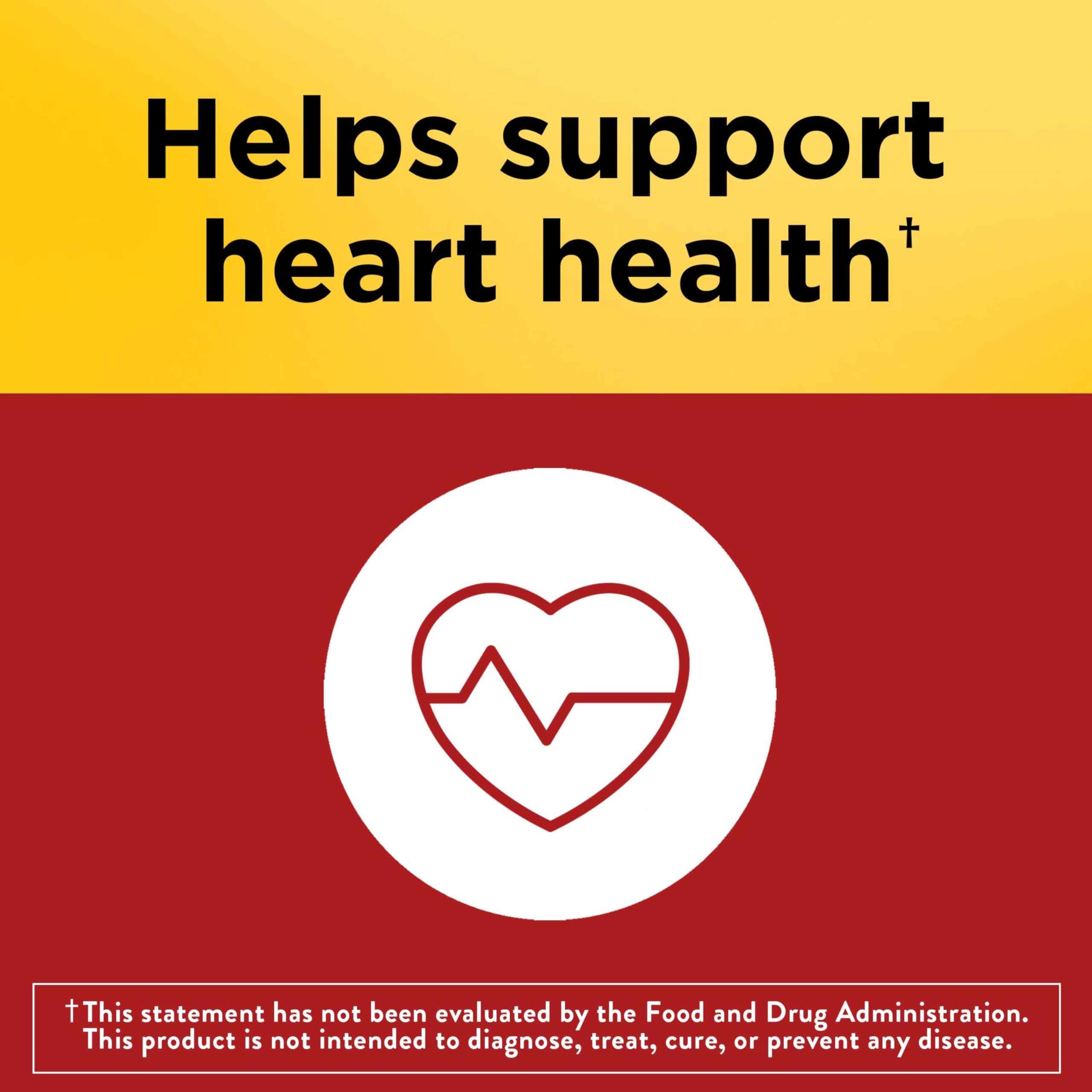 Nature Made CoQ10 100mg Softgels, Dietary Supplement for Heart Health Support, 40 Softgels, 40 Day Supply - Image 3