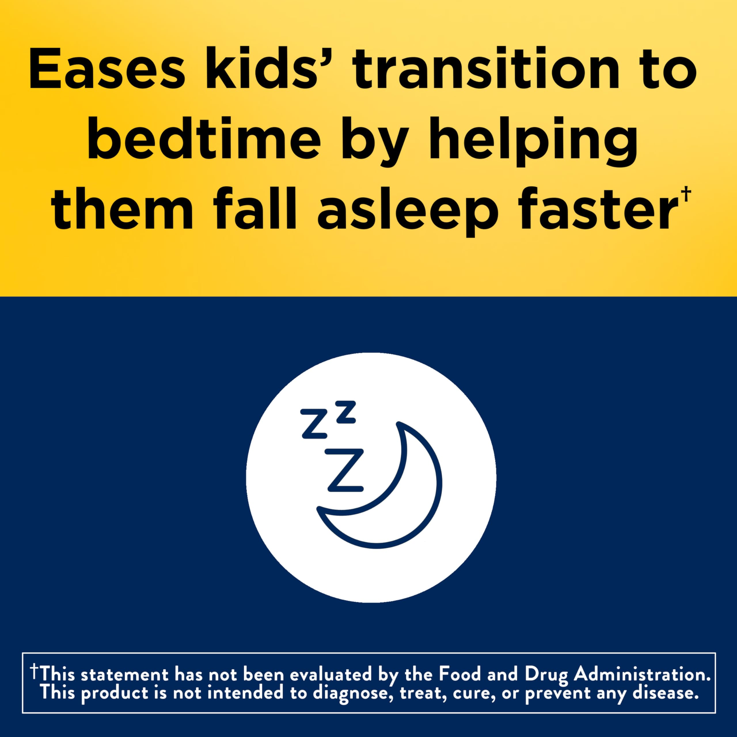 Nature Made Kids First Sleep Melatonin Gummies, 100% Drug-Free Sleep Aid, Kids Sleep Gummies for Restful Sleep, 45 Count - Image 3