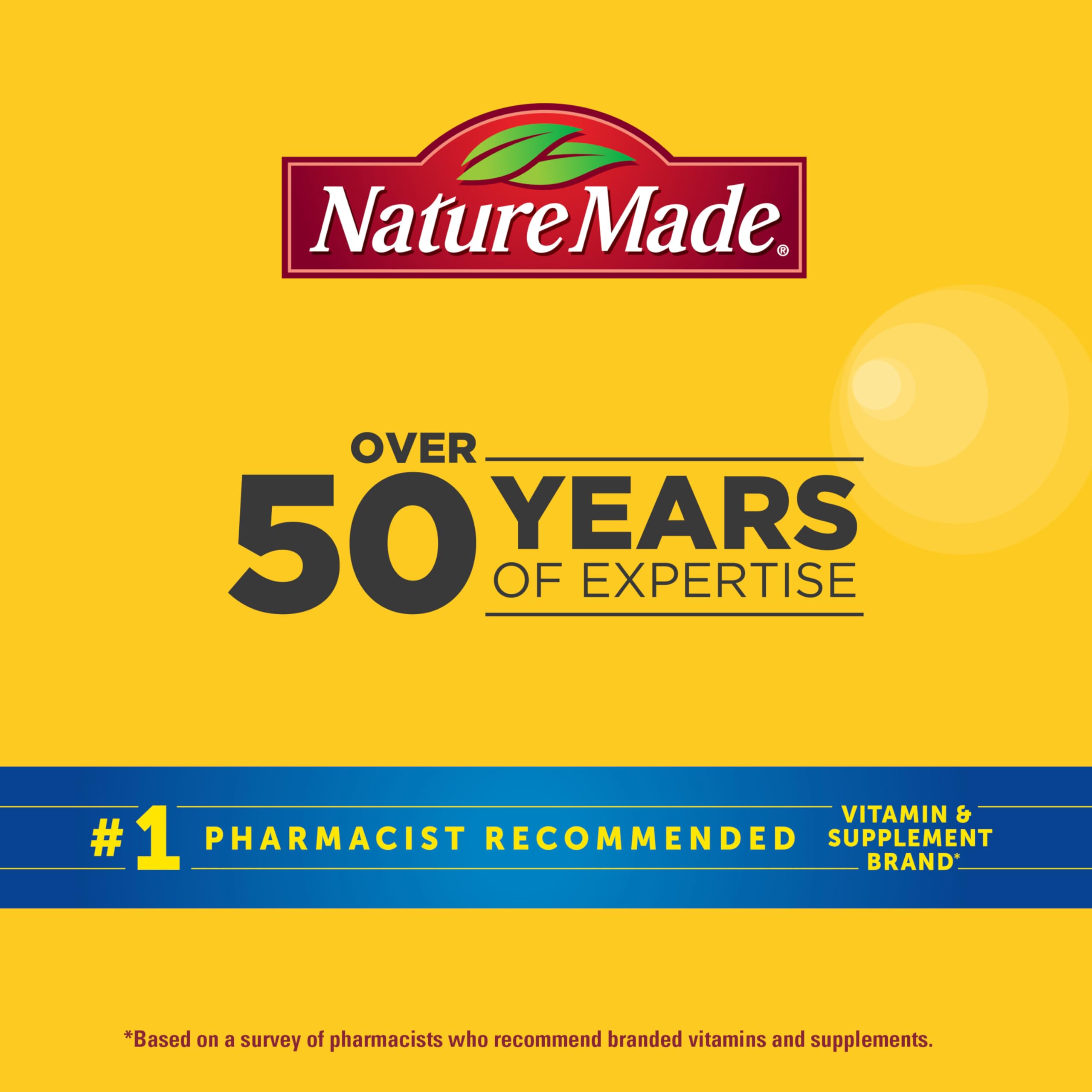 Nature Made Melatonin + Magnesium Gummies, Sleep and Relax Support, Melatonin 3mg Non-Habit Forming Sleep Aid, Magnesium Citrate, 50 Gummies - Image 6