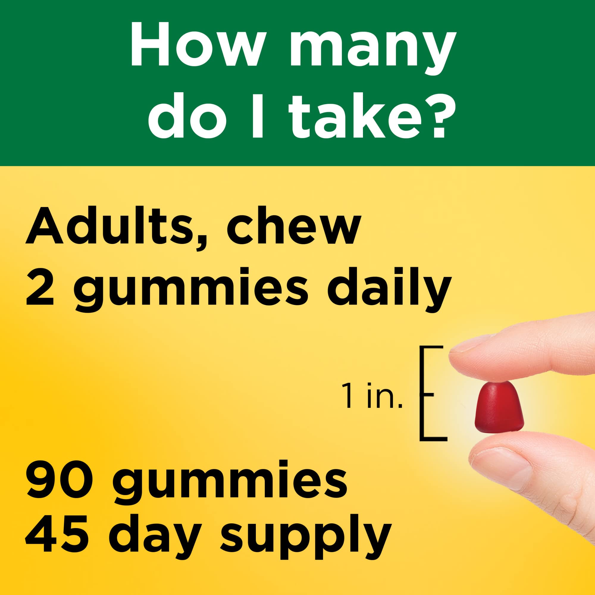 Nature Made Multivitamin Gummies, Mens & Womens Gummy Vitamins & Minerals, Adult Multivitamin Gummy, Daily Nutritional Support, 90 Vitamin Gummies, 45 Day Supply - Image 6