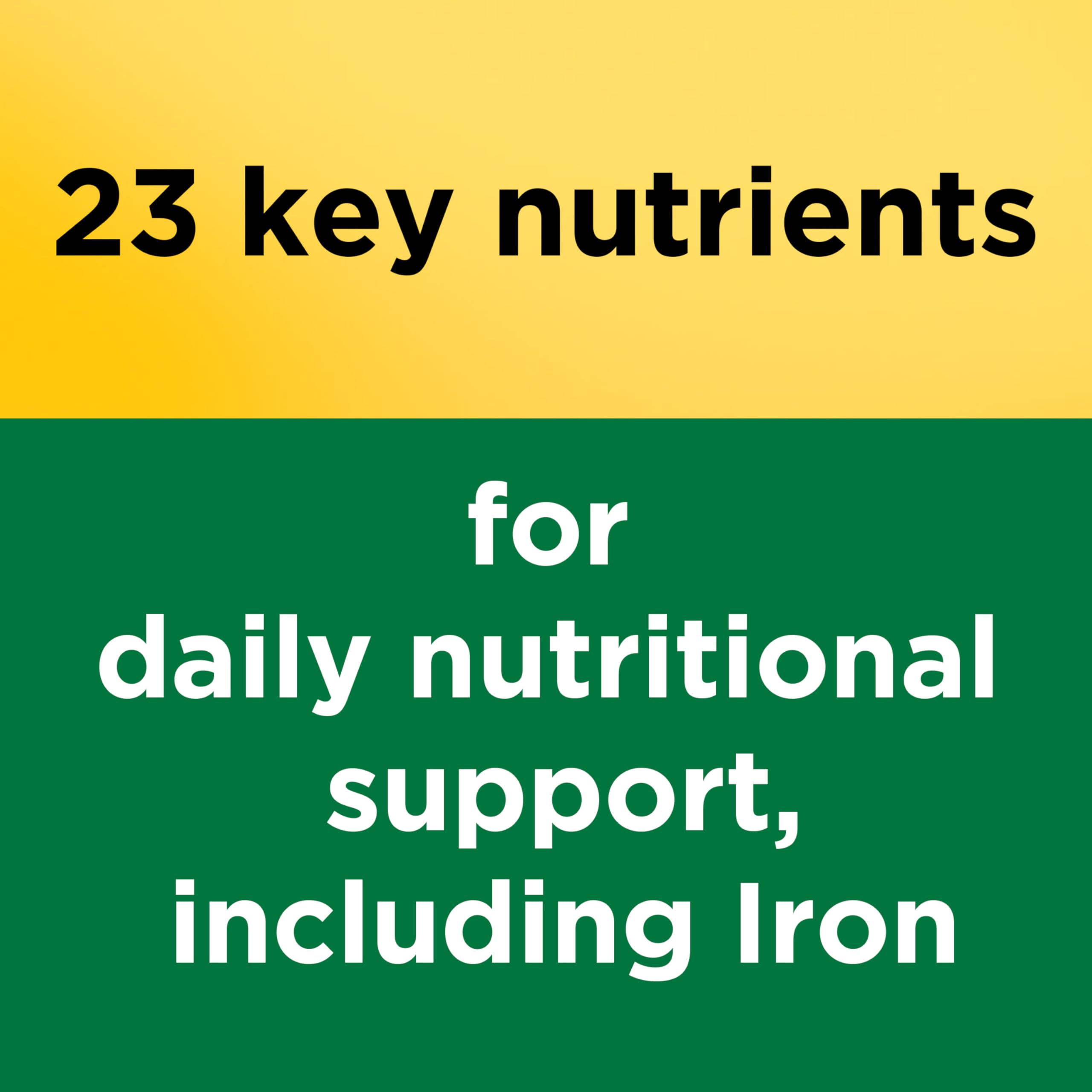 Nature Made Multivitamin Tablets with Iron, Multivitamin for Women and Men for Daily Nutritional Support, Nature Made Multi Vitamins for Adults, 130 Tablets, 130 Day Supply - Image 3