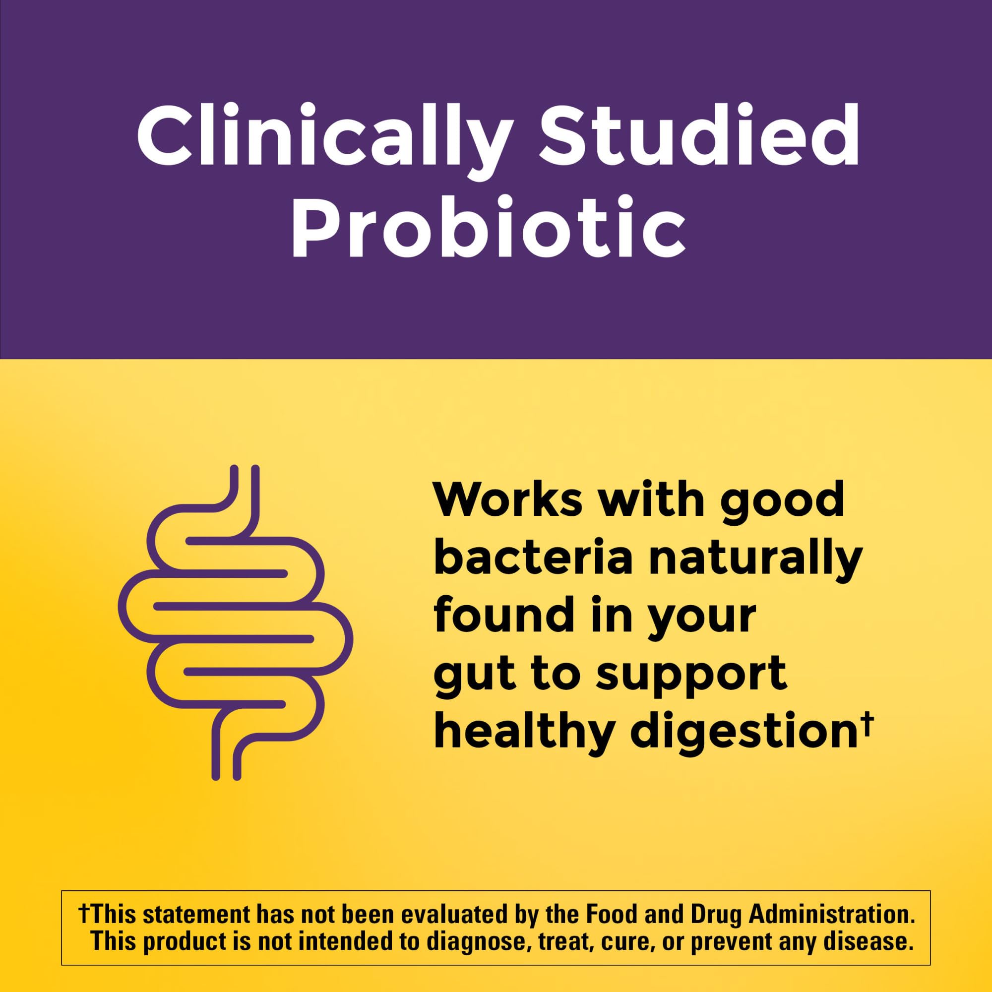 Nature Made Probiotics Extra Strength Dosage, Probiotics for Women and Men 8 Billion CFU per 2 Gummies, 42 Probiotic Gummies, 21 Day Supply - Image 3