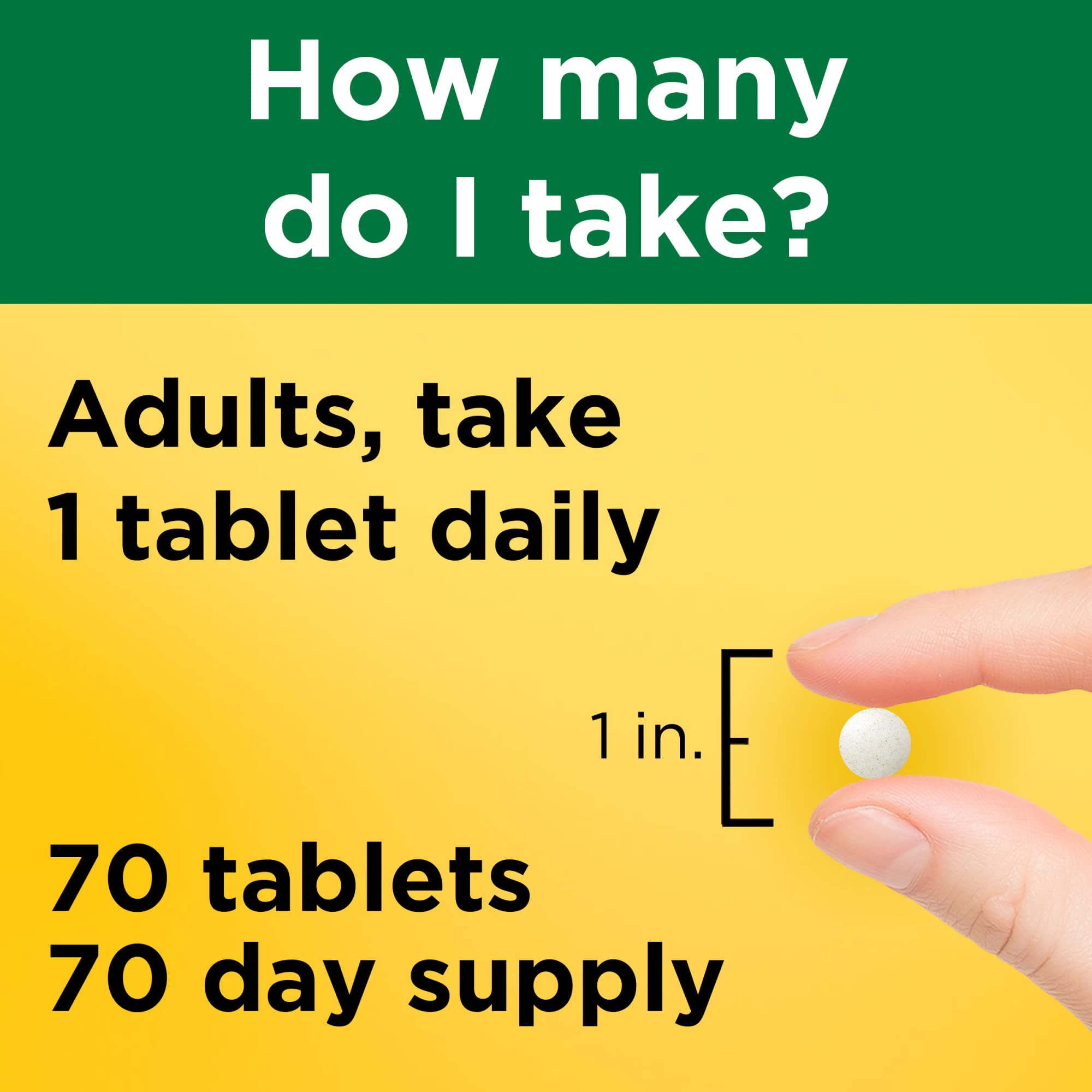 Nature Made Super Vitamin D Immune Complex, Vitamin D3, Selenium, Copper and Zinc Supplements for Immune Support, 70 Tablets, 70 Day Supply - Image 6