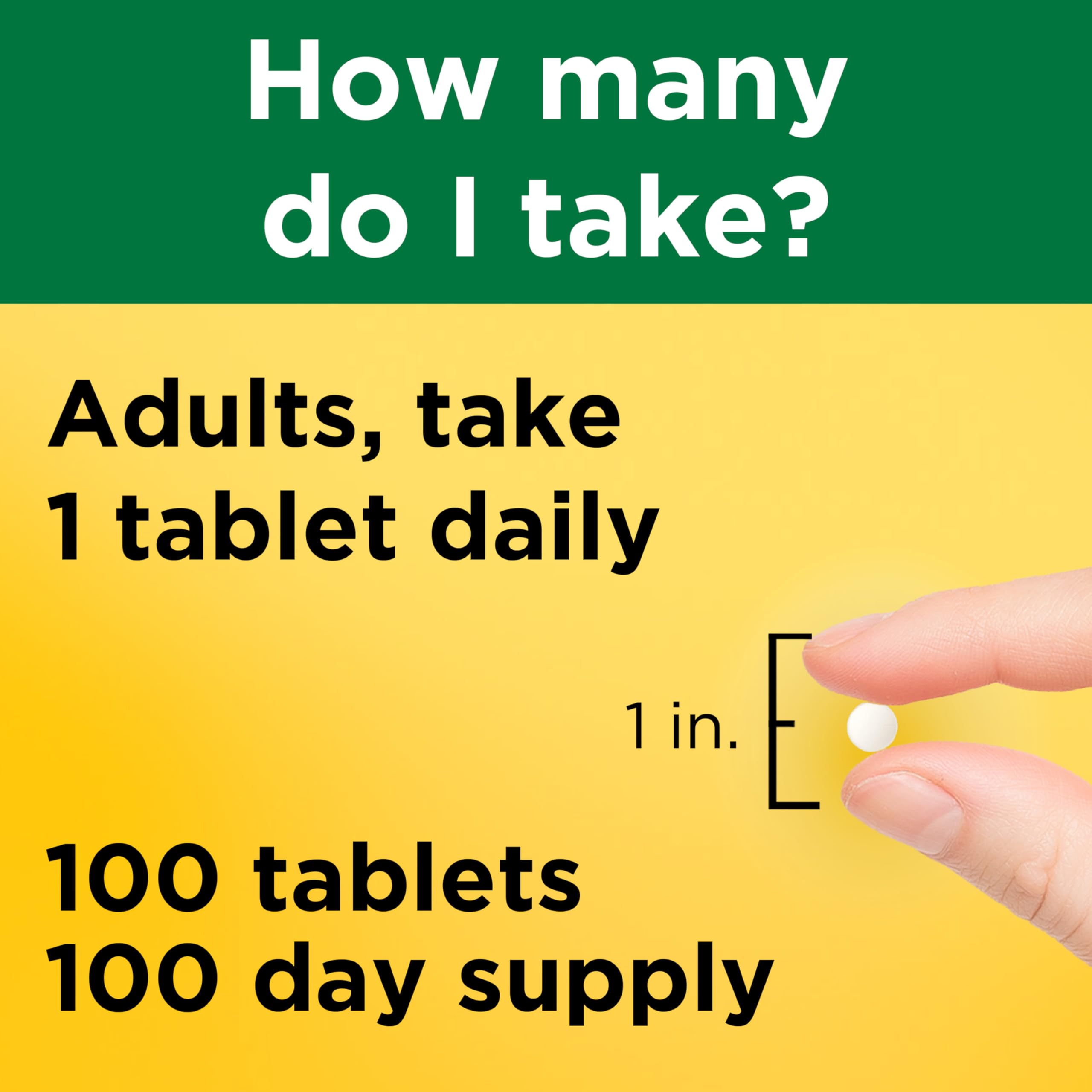 Nature Made Vitamin B1 100mg, Thiamine B1 Supplement for Energy Metabolism Support, 100 Tablets, 100 Day Supply - Image 4